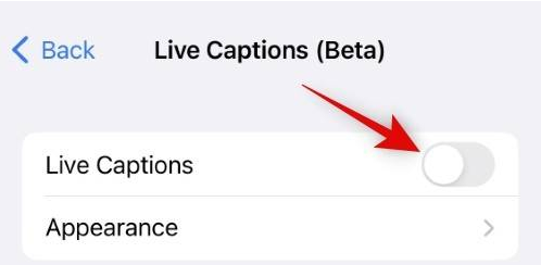 五台苹果14维修分享在 iPhone14 上开启实时字幕功能 